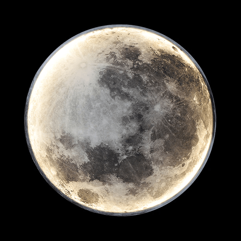 Moon Lamp | Atmosphärische Wandbeleuchtung | Bequemes Nachtlicht | Karnz
