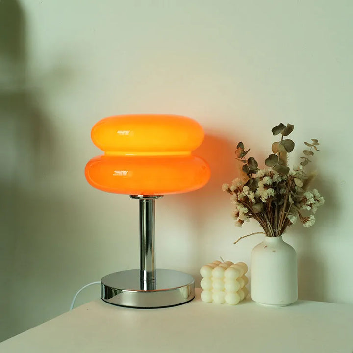 SweetGlow - Macaron Glas Tischlampe | Karnz