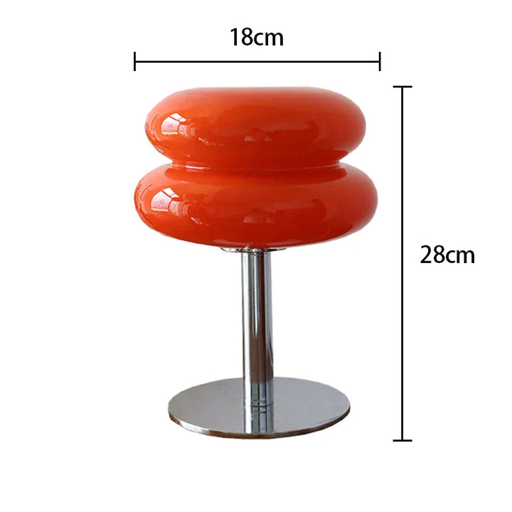 SweetGlow - Macaron Glas Tischlampe | Karnz