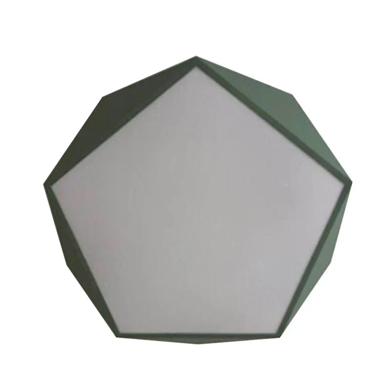 Fünfeckige LED Deckenleuchte Macaron für modernes Kinderzimmer – Designer Deckenlampe | Karnz