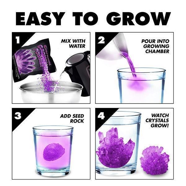 Magic Crystal Growing Jar Kit (Verschiedene Farben und Nachrichten) | Karnz