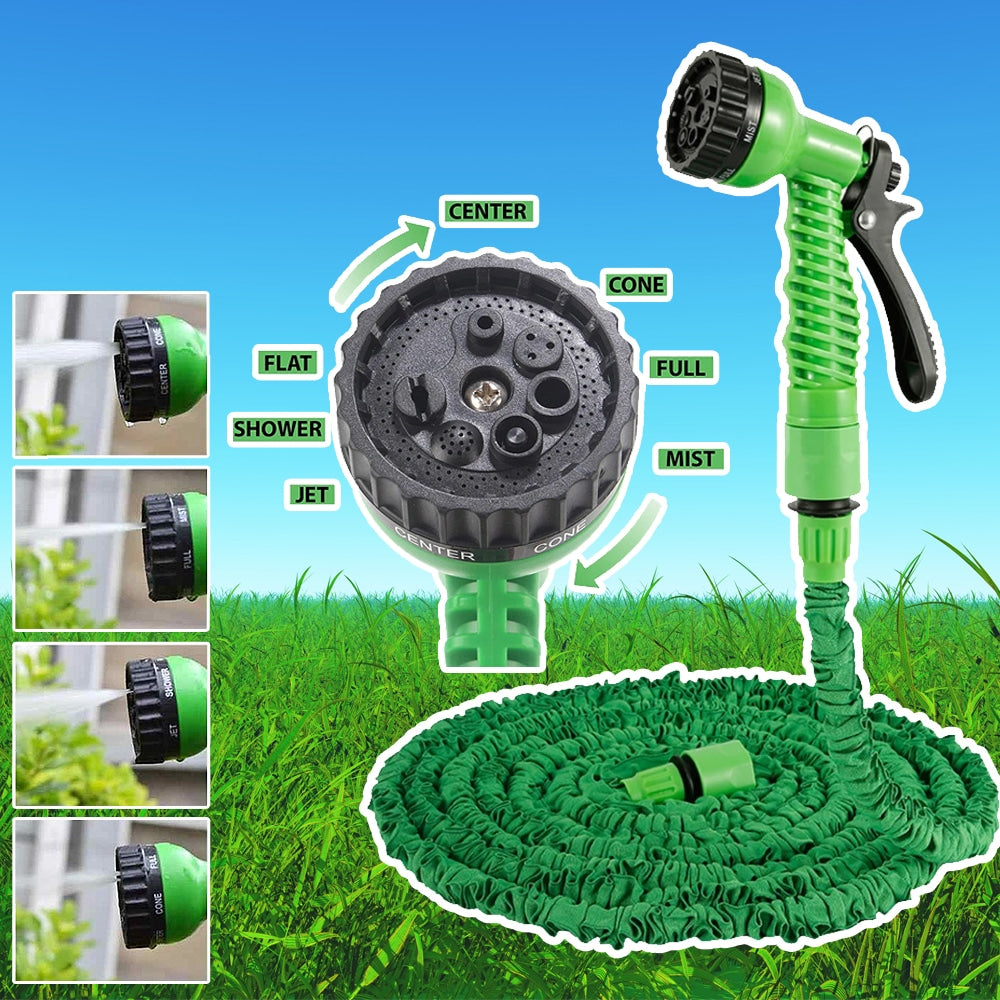Magic Hose Flex Gartenschlauch / Wasserschlauch - grün oder blau - verschiedene Längen - | Karnz