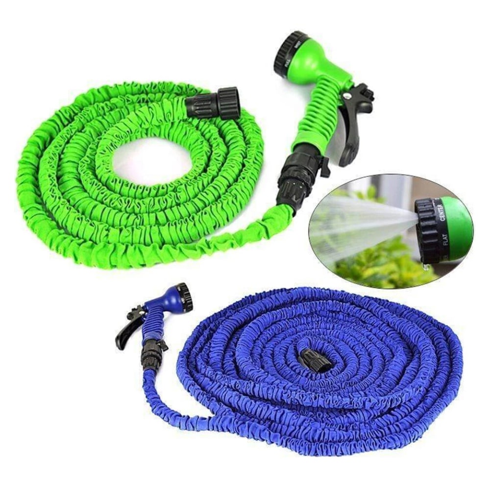 Magic Hose Flex Gartenschlauch / Wasserschlauch - grün oder blau - verschiedene Längen - | Karnz