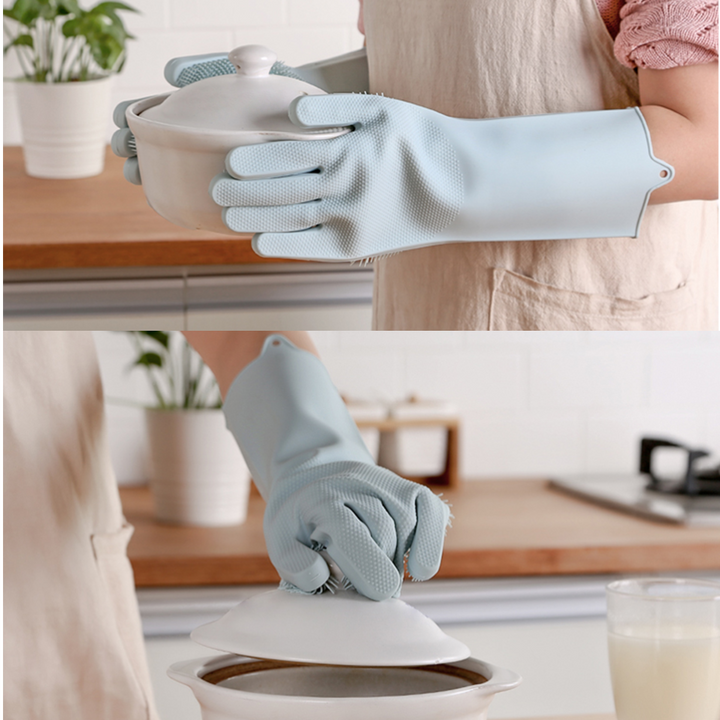 Magische Silikonreinigungs-Handschuhe (im Paar) | Karnz