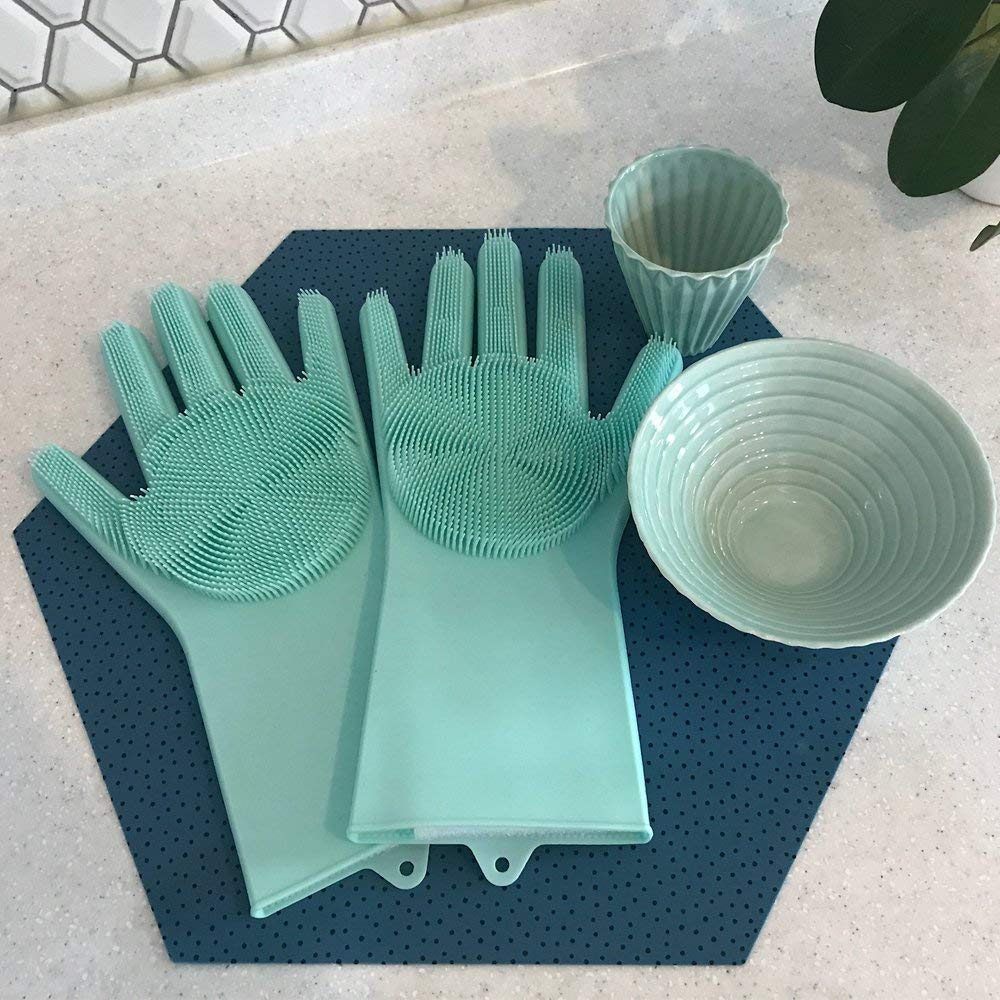 Magic Silikon-Reinigungs-Handschuhe (im Paar) | Karnz