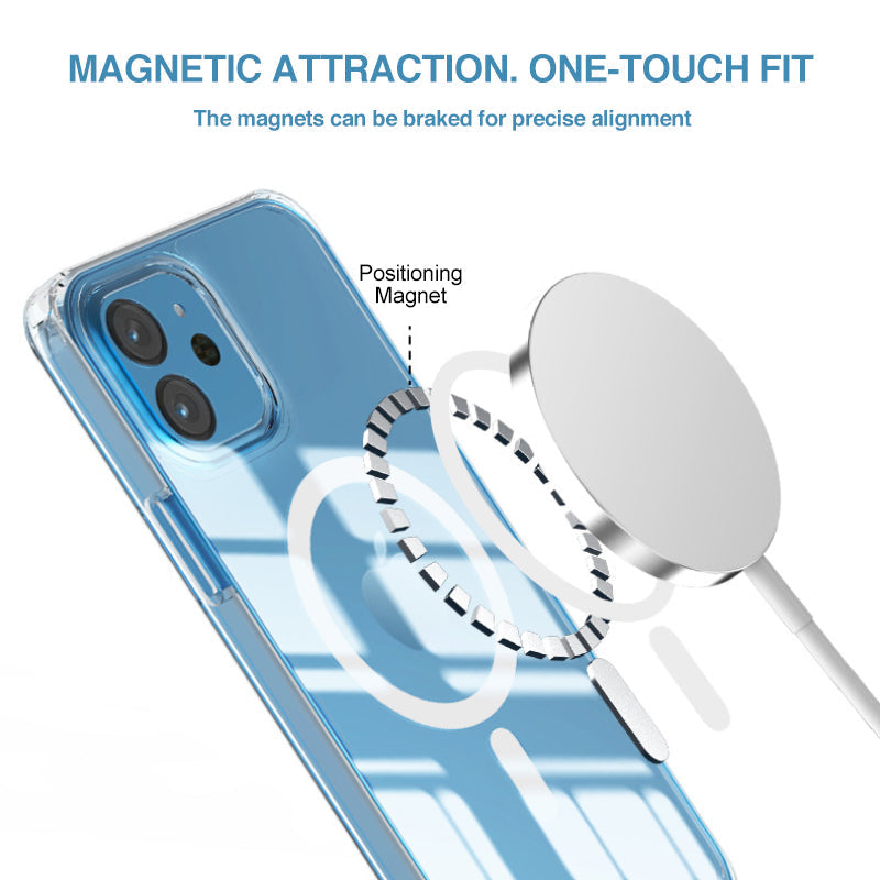 Magnetische kabellose Ladehülle für Apple