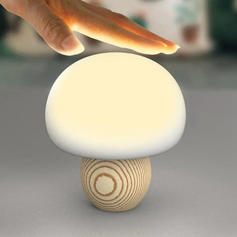 Magnetische LED-Pilz-Tischlampe – Dekorative Nachtlampe mit Touch-Steuerung | Karnz