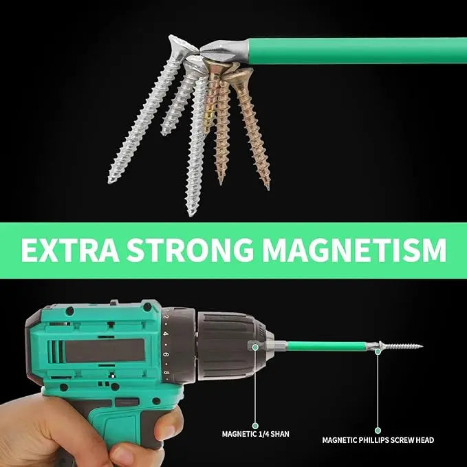 Magnetischer Schraubendreher Bohrer Satz (6 Teile)