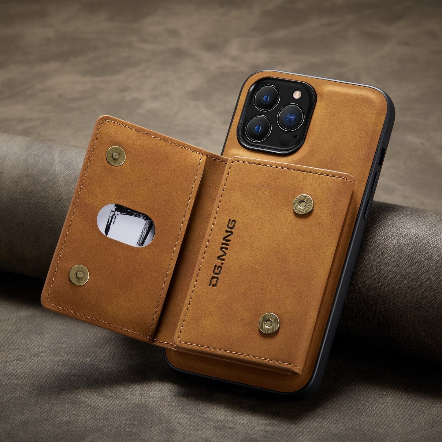 2 in 1 abnehmbares Leder Wallet Case für iPhone