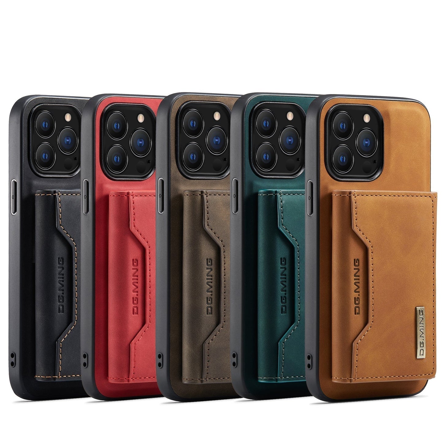 2 in 1 abnehmbares Leder Wallet Case für iPhone
