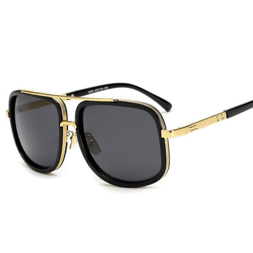 Herren-Sonnenbrille mit polarisierten Gläsern, UV400-Schutz, leichtem Aluminiumrahmen