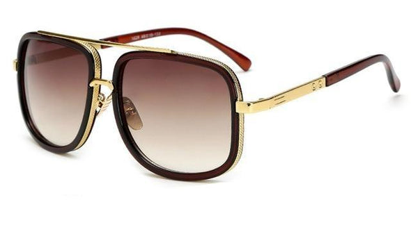 Herren-Sonnenbrille mit polarisierten Gläsern, UV400-Schutz, leichtem Aluminiumrahmen