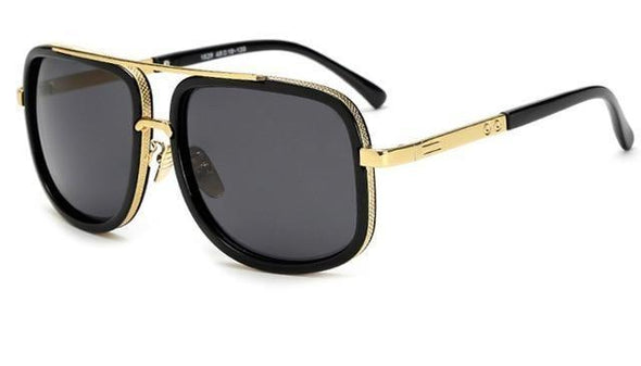 Herren-Sonnenbrille mit polarisierten Gläsern, UV400-Schutz, leichtem Aluminiumrahmen