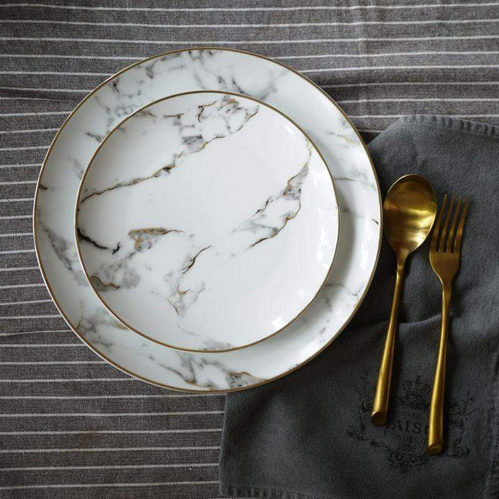 Marmorplatte 2-teilige Set Karnz
