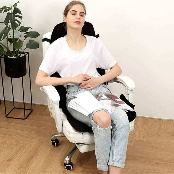8-Mode beheizte Massage-Sitzauflage für Rücken, Nacken & Ganzkörperentspannung – Perfekt für Auto & Zuhause