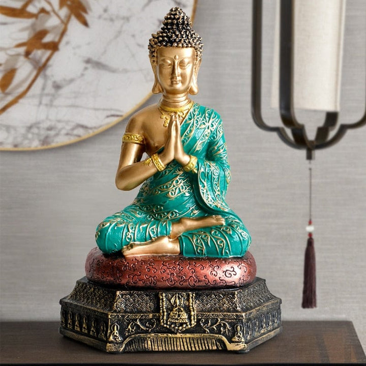 Meditierende Buddha Statue Karnz