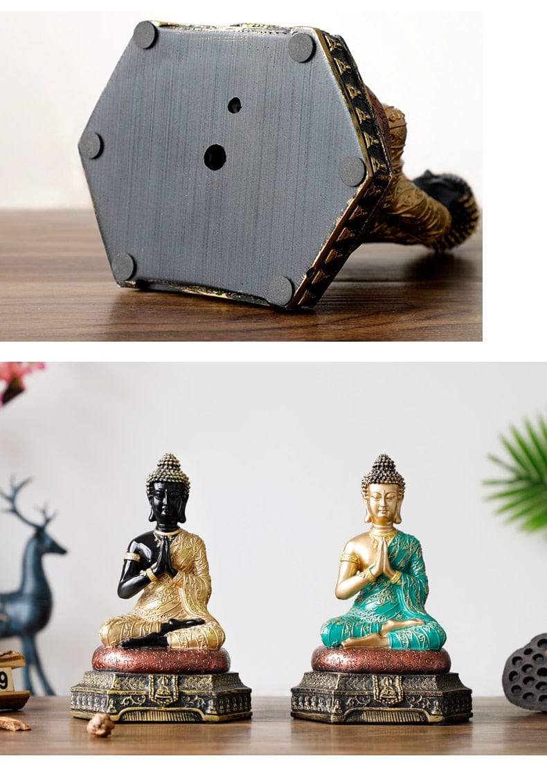 Meditierende Buddha Statue Karnz