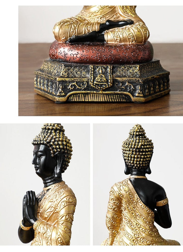 Meditierende Buddha Statue Karnz
