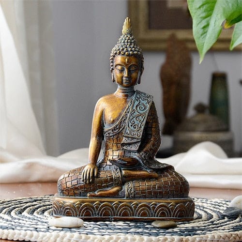 Meditierende Buddha Statue Karnz