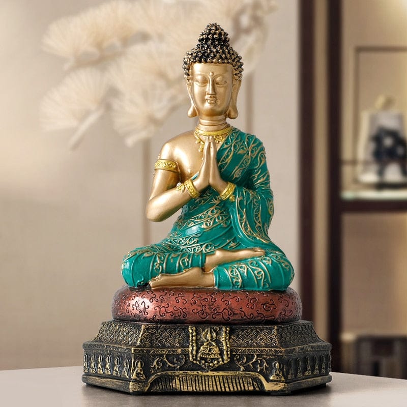 Meditierende Buddha Statue Karnz
