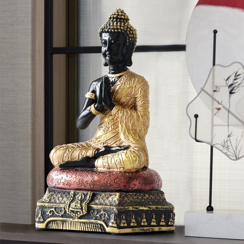 Meditierende Buddha Statue Karnz