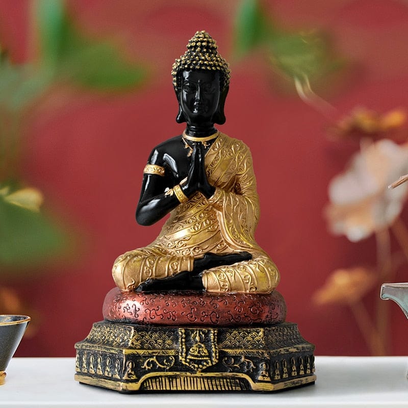 Meditierende Buddha Statue Karnz
