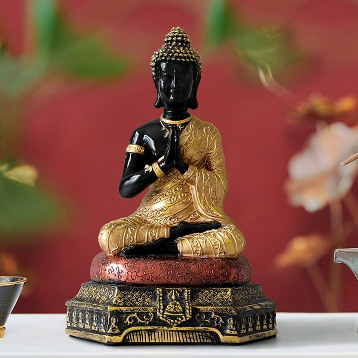 Meditierende Buddha Statue Karnz