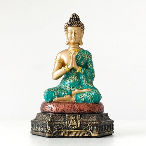 Meditierende Buddha Statue Karnz