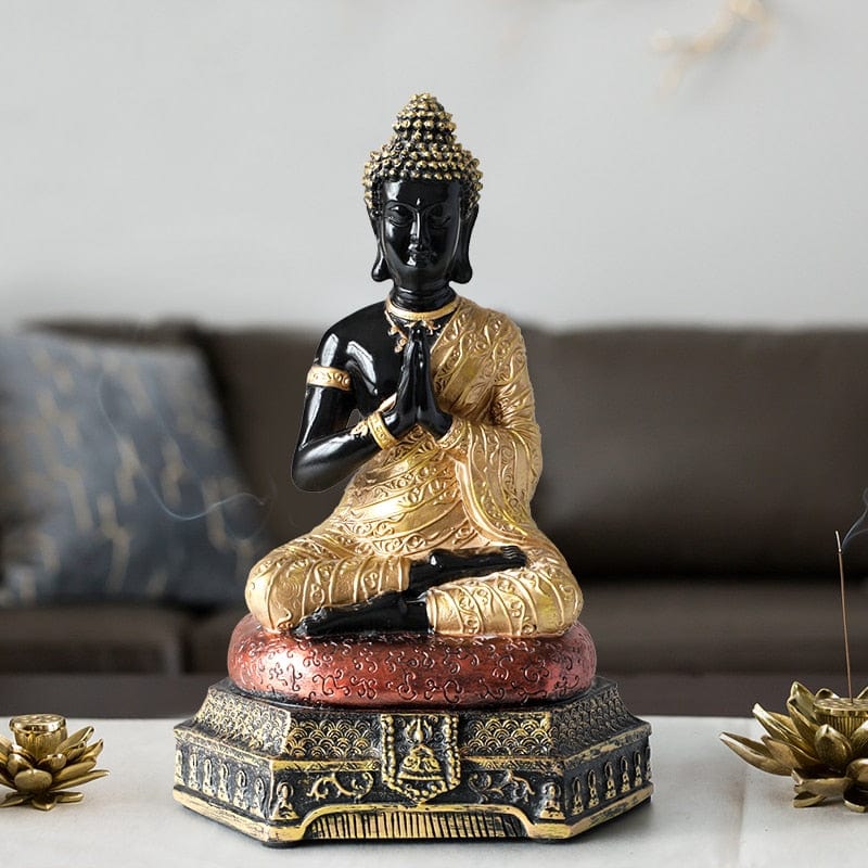 Meditierende Buddha Statue Karnz
