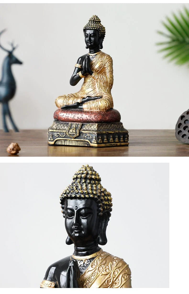 Meditierende Buddha Statue Karnz