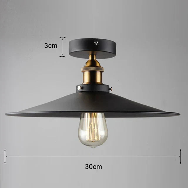 intage Deckenlampe im Industriestil – Retro Beleuchtung für Wohnzimmer & Flur | Karnz