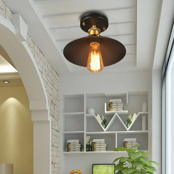 intage Deckenlampe im Industriestil – Retro Beleuchtung für Wohnzimmer & Flur | Karnz