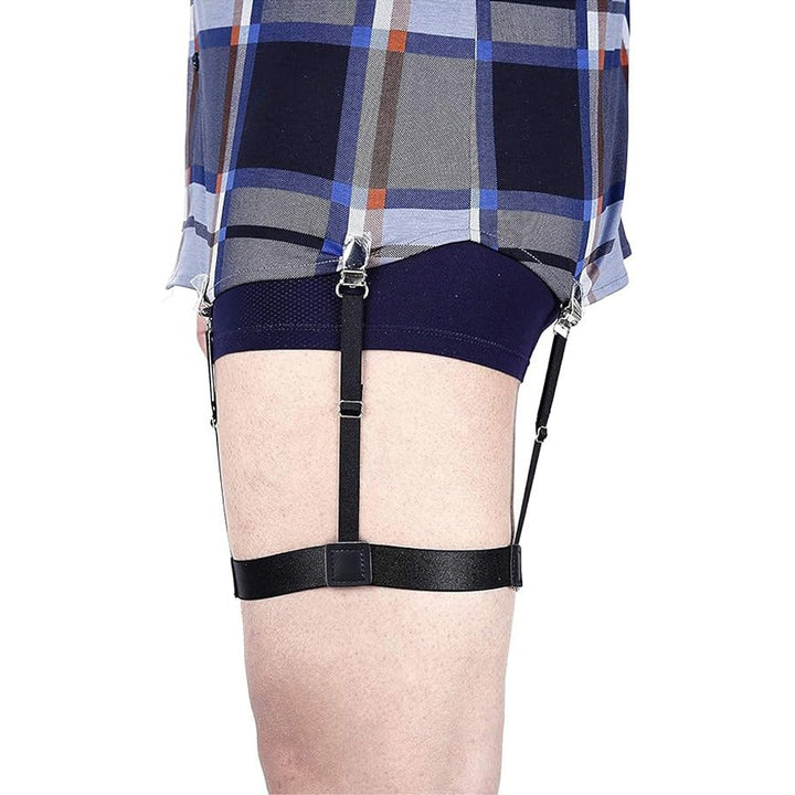 Herren Hemd-Stäbe Gummibänder Hosenträger für sicheren Hemd-Halter