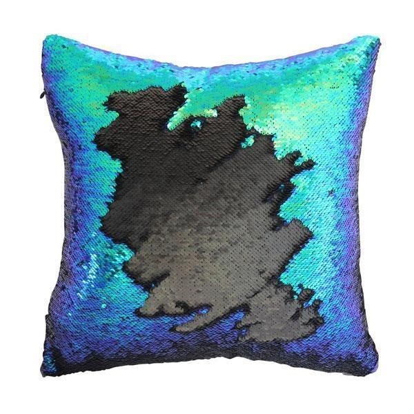 Mermaid Zwei Farbige Pailletten Kissenbezug | Karnz