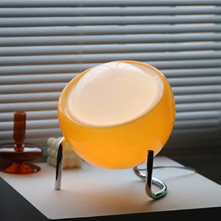 Mittelalterliche Glaslampe – Kreative Tischlampe im nordischen Design für Wohnräume | Karnz