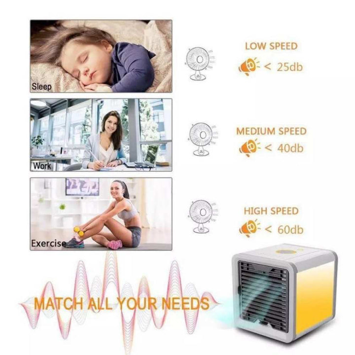 Frost Air Kleine Tragbare Klimaanlage Miniatur Luftkühler AC 550ml Wassertank | Karnz