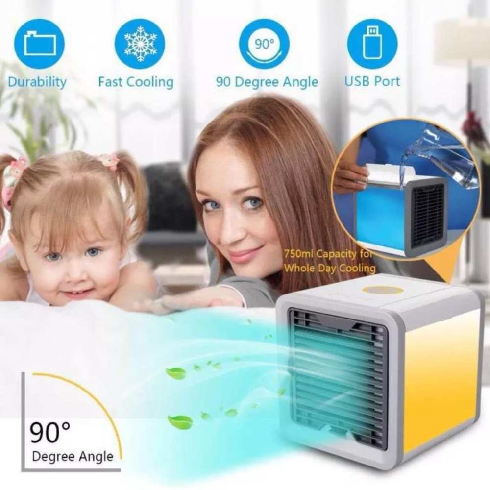 Frost Air Kleine Tragbare Klimaanlage Miniatur Luftkühler AC 550ml Wassertank | Karnz