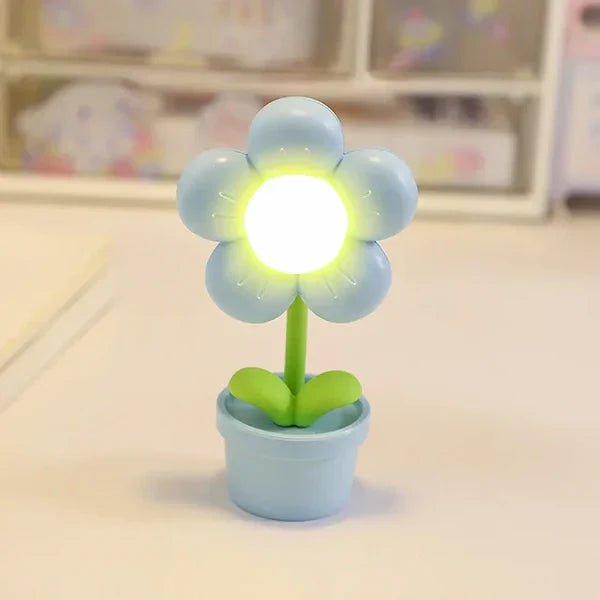 Kleine Blumenberuhigungs-Tischlampe - BlossomGlow | Karnz