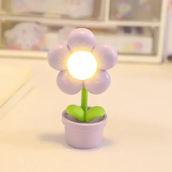 Kleine Blumenberuhigungs-Tischlampe - BlossomGlow | Karnz