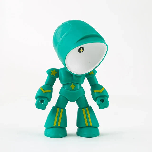 Niedliche Roboter Tischlampe – Kreative LED-Leuchte für Kinderzimmer und Schreibtisch | Karnz
