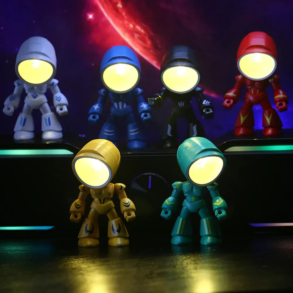Niedliche Roboter Tischlampe – Kreative LED-Leuchte für Kinderzimmer und Schreibtisch | Karnz