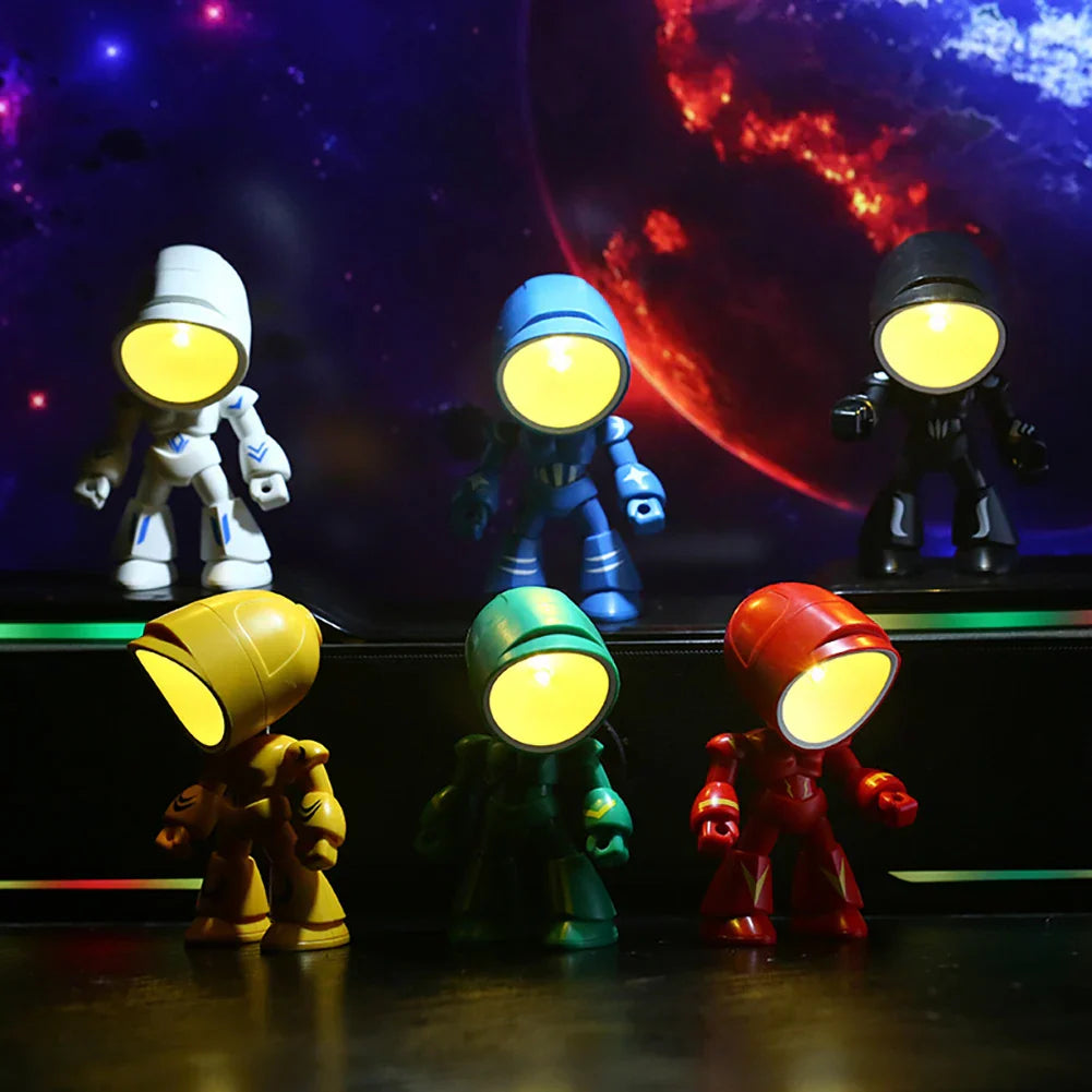 Niedliche Roboter Tischlampe – Kreative LED-Leuchte für Kinderzimmer und Schreibtisch | Karnz