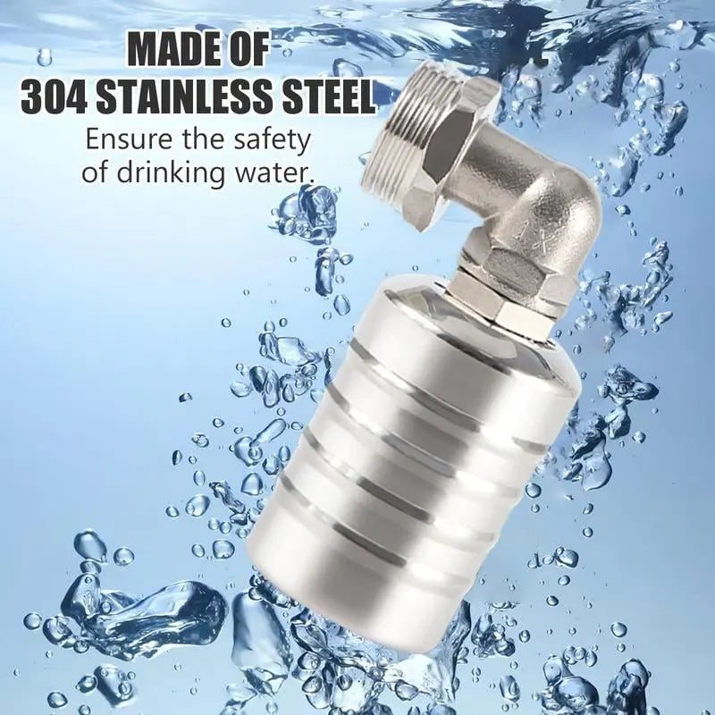 Mini-Schwimmerventil | Automatische Wasserstandsregelung | Edelstahl | 10–150 PSI | Kompakt
