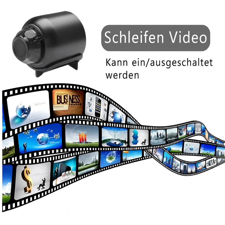 Karnz | Mini Überwachungskamera WLAN Nachtsicht Bewegungsmeldung