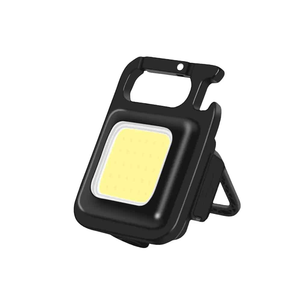 Schlüsselanhänger COB-LED-Taschenlampe - wiederaufladbar - 3 Leuchtmodi | Karnz