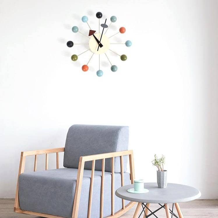 Moderne Wanduhr 3D-Design Leise und Minimalistisch 32 cm | Karnz