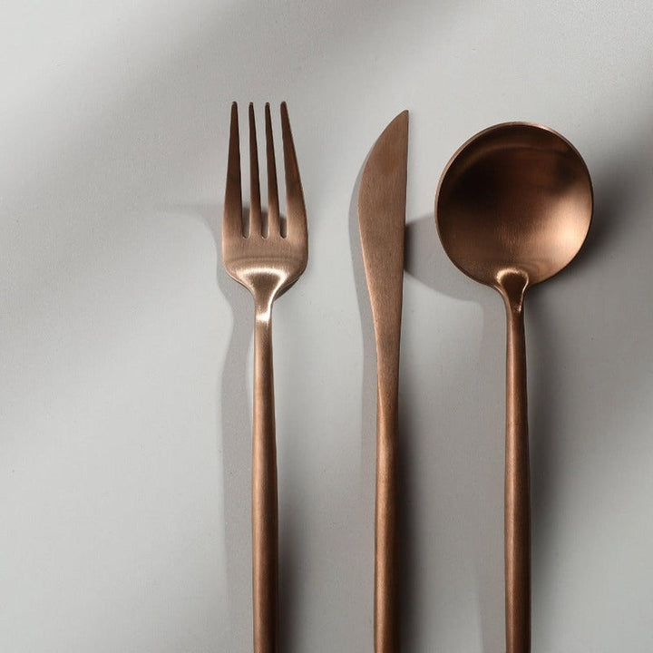 Karnz | Minimalistisches Edelstahl Besteck Elegante Einfachheit