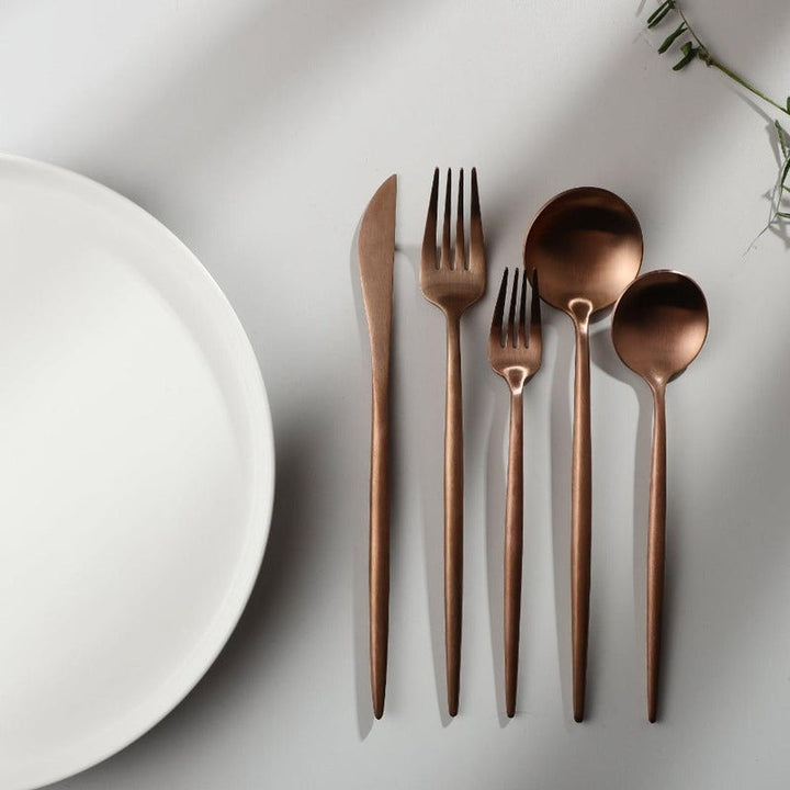 Karnz | Minimalistisches Edelstahl Besteck Elegante Einfachheit