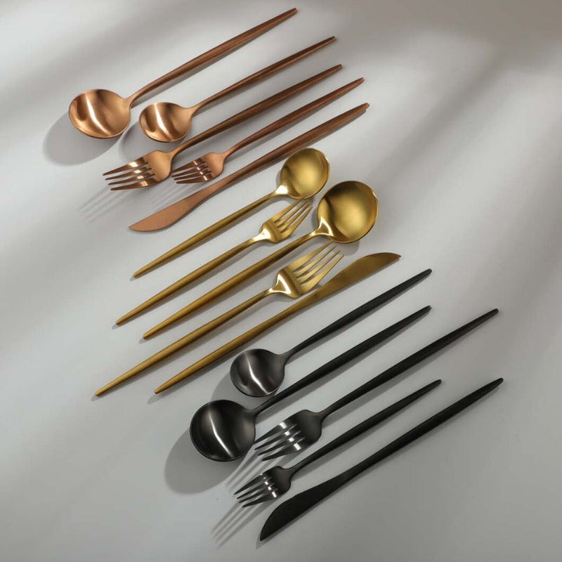 Karnz | Minimalistisches Edelstahl Besteck Elegante Einfachheit