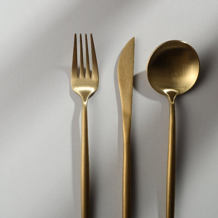Karnz | Minimalistisches Edelstahl Besteck Elegante Einfachheit